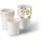 BIOZOYG Schnapsbecher aus Papier 400 Stück 40 ml weiß - Pappbecher Beschichtet Party Zubehör Einwegbecher Messen, Events, Verkostung