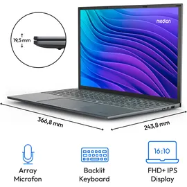 Medion E16443 Intel Core i7-13620H 16 GB RAM 1 TB SSD