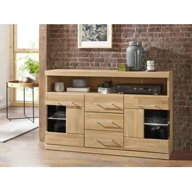 Home Affaire Sideboard »Ribe«, Breite 125 cm braun