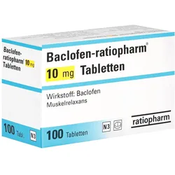 Baclofen-ratiopharm 10 mg Tabletten 100 St