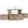 vidaXL Garten Essgruppe 4-tlg. Beige