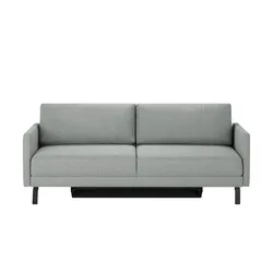 Schlafsofa  Lüneburg , grau , Maße (cm): B: 220 H: 88 T: 104