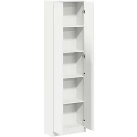 vidaXL Kleiderschrank Weiß 55x25x189 cm Spanplatte