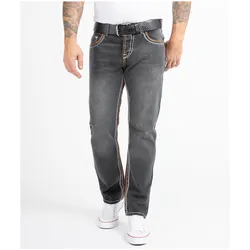 Rock Creek Jeans Comfort Fit dicke Nähte Loose Fit