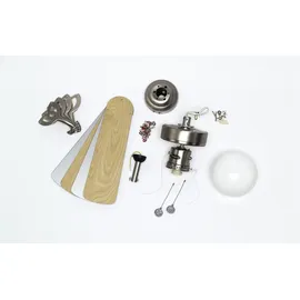 Westinghouse Vegas 105 cm Deckenventilator silber/ahorn mit Licht