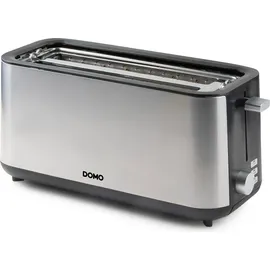 Domo DO967T Toaster 4 Scheiben, 1470 Watt, Edelstahl