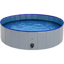 AGA Purlov Hundepool 120x30 cm Blau/Grau