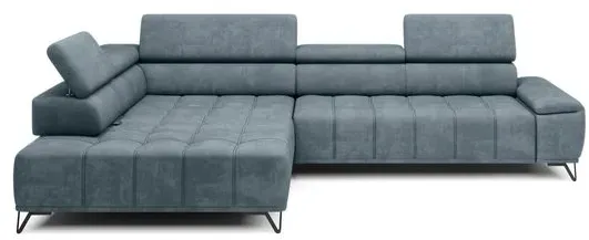 Ecksofa Palladio Stoff Ice Blue