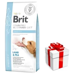 Brit GF veterinärmedizinische Diäten Hund Adipositas 12 kg + Überraschung für den Hund