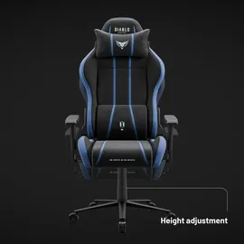 Diablo Chairs X-One 2.0 Gaming-Stuhl Night-Blue PC