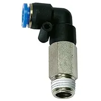 Riegler L-Steckverschraubung »Blaue Serie« lang, drehbar, R 1/4 a.,