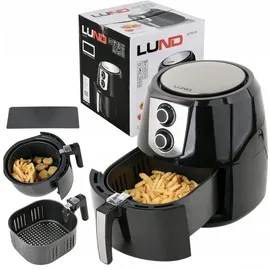 LUND Heißluftfritteuse 7 l silber