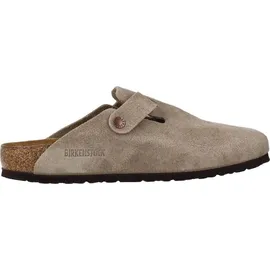 Birkenstock Boston Weichbettung Veloursleder taupe 38