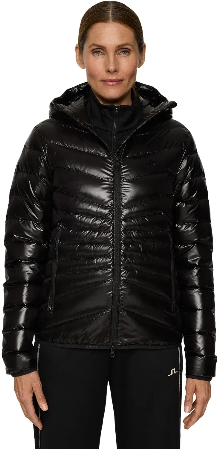 J. LINDEBERG Jacke Lara Light Down Hood, schwarz
