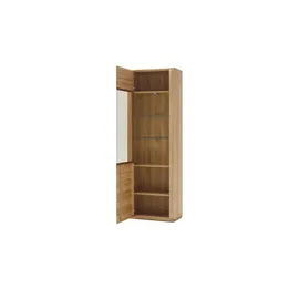 Woodford Vitrine Dio 69 x 38 x 209 cm Holzfarben
