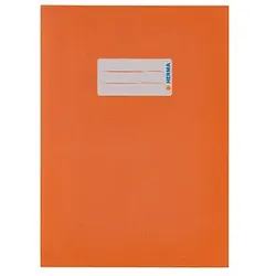 HERMA Heftumschlag glatt orange Papier DIN A5