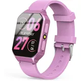 AstraMinds Smartwatch für Kinder – Kinder Smartwatch Mit 26 Spielen, 10 Hörgeschichten, Kamera, Wecker, Taschenlampe, Geschenke Für Jungen Und Mädchen Von 3 Bis 12 Jahren (Rosa)