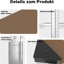 Wiltec Schwerlast Eckregal