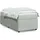 vidaXL Boxspringbett mit Matratze Hellgrau 140x200 cm Samt