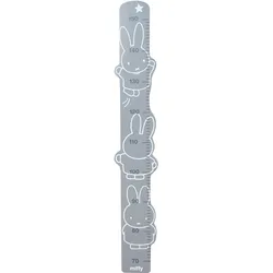 Messlatte ROBA "miffy, grau", grau, B:15cm H:90cm T:1cm, MDF, Messlatten, Skala von 70 cm bis 150 cm