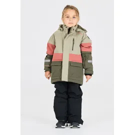 ZigZag Skijacke "Taylora", Jungen, Gr. 92, schwarz, 90% Polyester, 10% Elasthan, mehrfarbig, normal, ohne Ausschnitt, Jacken Skijacke, mit wind- und wasserdichter TPU-Membran