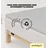 Easy Spannbettlaken für Topper Jersey Elasthan 90 x 190 - 100 x 220 cm gray light