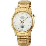 Funkuhr, gold (goldfarben), Armbanduhren, Herren, Funkuhr