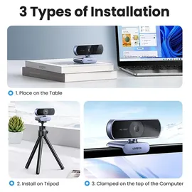 UGREEN FineCam Lite Full HD Webcam 1080P Grey