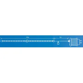 Trendline LED-Lichterschlauch Maxi Außen 25 m warmweiß-kaltweiß