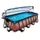 EXIT TOYS Wood Pool 400 x 200 x 100 cm inkl. Sandfilter und Abdeckung