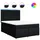 vidaXL Boxspringbett 140 x 200 cm Schwarz