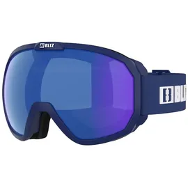 Bliz Charge Otg Skibrille - Matt Dark Blue W White Logo - Brown Blue/CAT3
