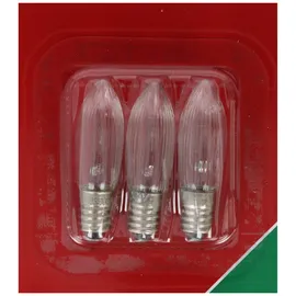 Konstsmide 1051-030 Ersatzbirne, 3er-Blister, klar,