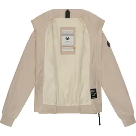 Ragwear leichte Damen, Übergangsjacke wasserdichte Regenjacke (Wassersäule 11.000 mm) kurz atmungsaktiv Goona YOUMODO Sand Gr. L - L
