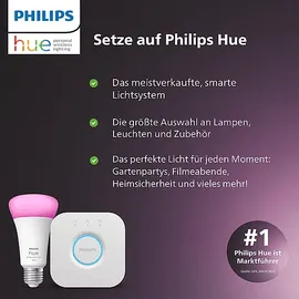 Philips Hue White & Col. Amb. Centris Spot 2 flg. Schwarz Lampe 2200 - 6500
