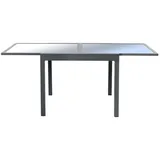 Home Deluxe Verano Ausziehtisch 180 x 90 x 75 cm anthrazit