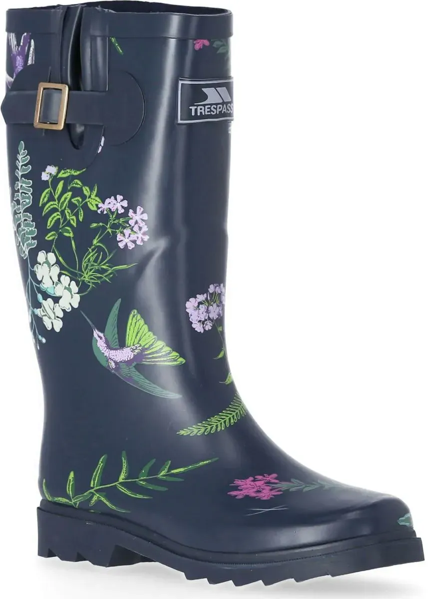 Trespass Elena - Female Welly humming bird print (HMB) 36
