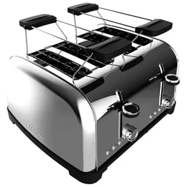 Cecotec Toastin' Time 1700 Double Inox Schwarz/Silber
