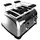 Cecotec Toastin' Time 1700 Double Inox Schwarz/Silber