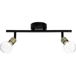 Brilliant Deckenstrahler Bulb messing antik schwarz G9 max. 28W