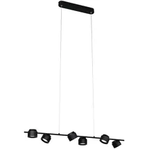 Paulmann Puric Pane 6-flg. 36 cm Schwarz