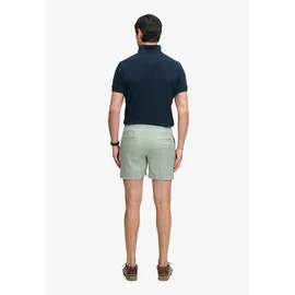 Superdry Shorts "MERCHANT LINEN SHORT", Herren, Gr. S, N-Gr, grün (bay grün), Web, Obermaterial: 100% Leinen, relaxed fit ca. Mitte Oberschenkel, Hosen Shorts, aus Leinen, Relaxed Fit, mit Reißverschluss