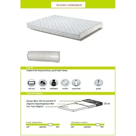 Vipack Hausbett DALLAS 90 x 200 cm Kiefer lackiert weiß