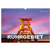 Calvendo Das Ruhrgebiet bei Nacht (Wandkalender 2026 DIN A3