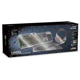 Speedlink Lunera 4in1 Illuminated Gaming Set, schwarz, USB, DE (SL-670305-BK)