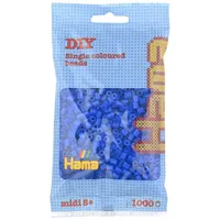 Hama Bügelperlen 1000 Stück neon blau