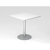 Hammerbacher Bistrotisch weiß 80,0 x 80,0 x 74,5 cm