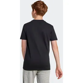 adidas - Kid's Linear TEE 160 - T-Shirt Gr. 140 grau/schwarz
