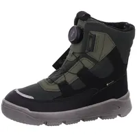 superfit Stiefel, Stiefel Lederimitat/Textil - Winter-Boots MARS schwarz/grün Gr.35