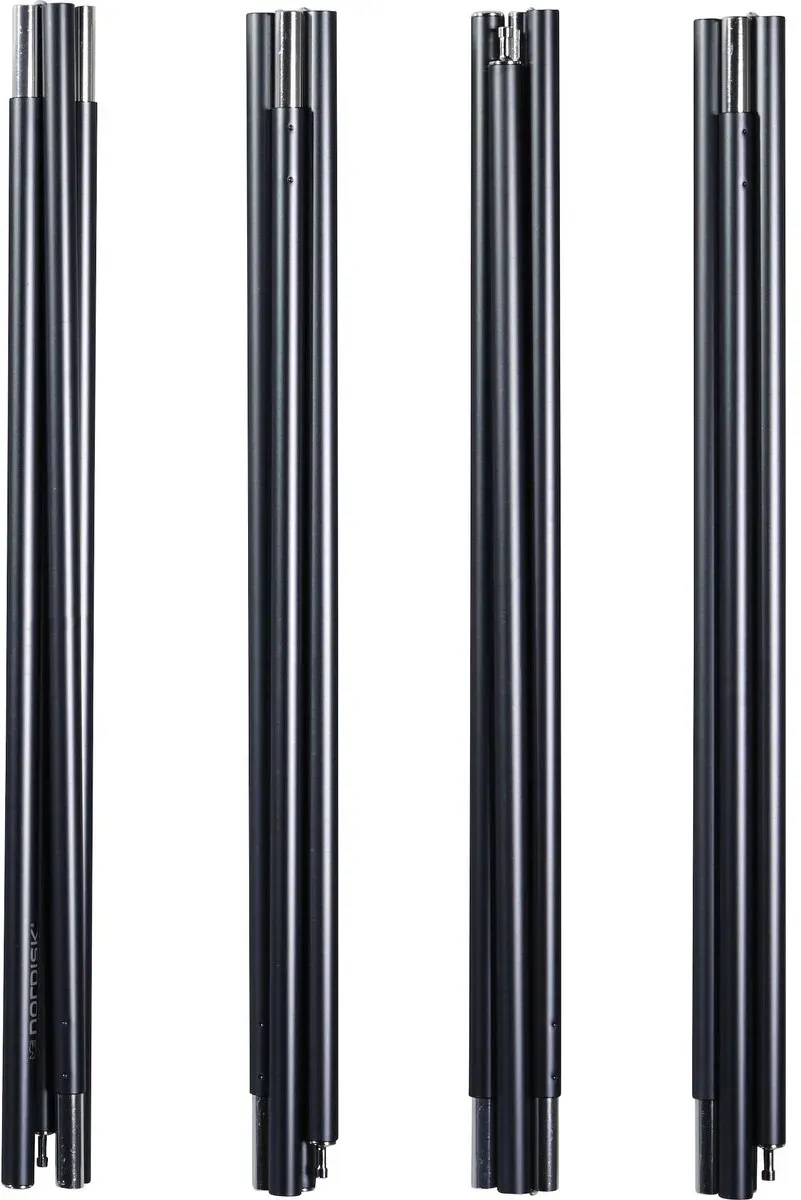 Nordisk Midgard 9.2/20 Small Entrance Spare Pole Set (2 Pcs) Alu neutral